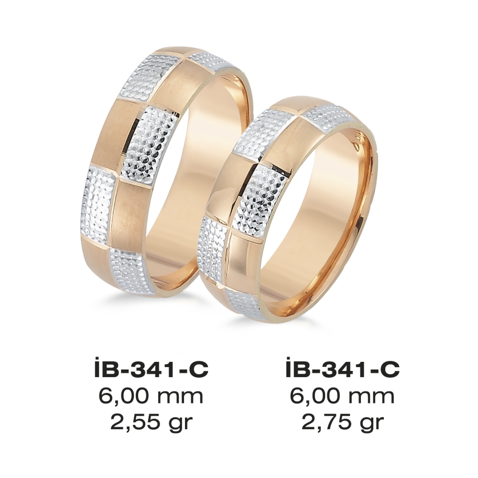 Rose Ehering - 341C