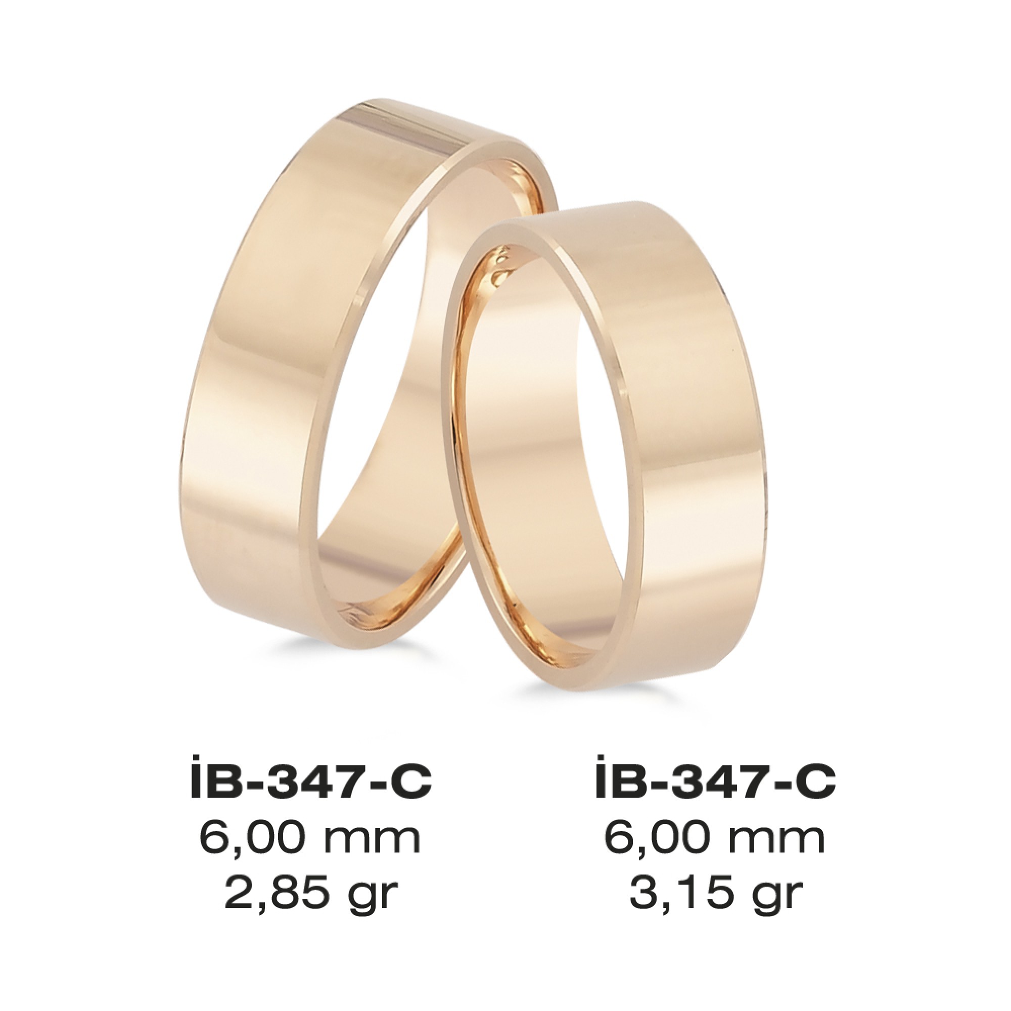 Rose Ehering - 347C