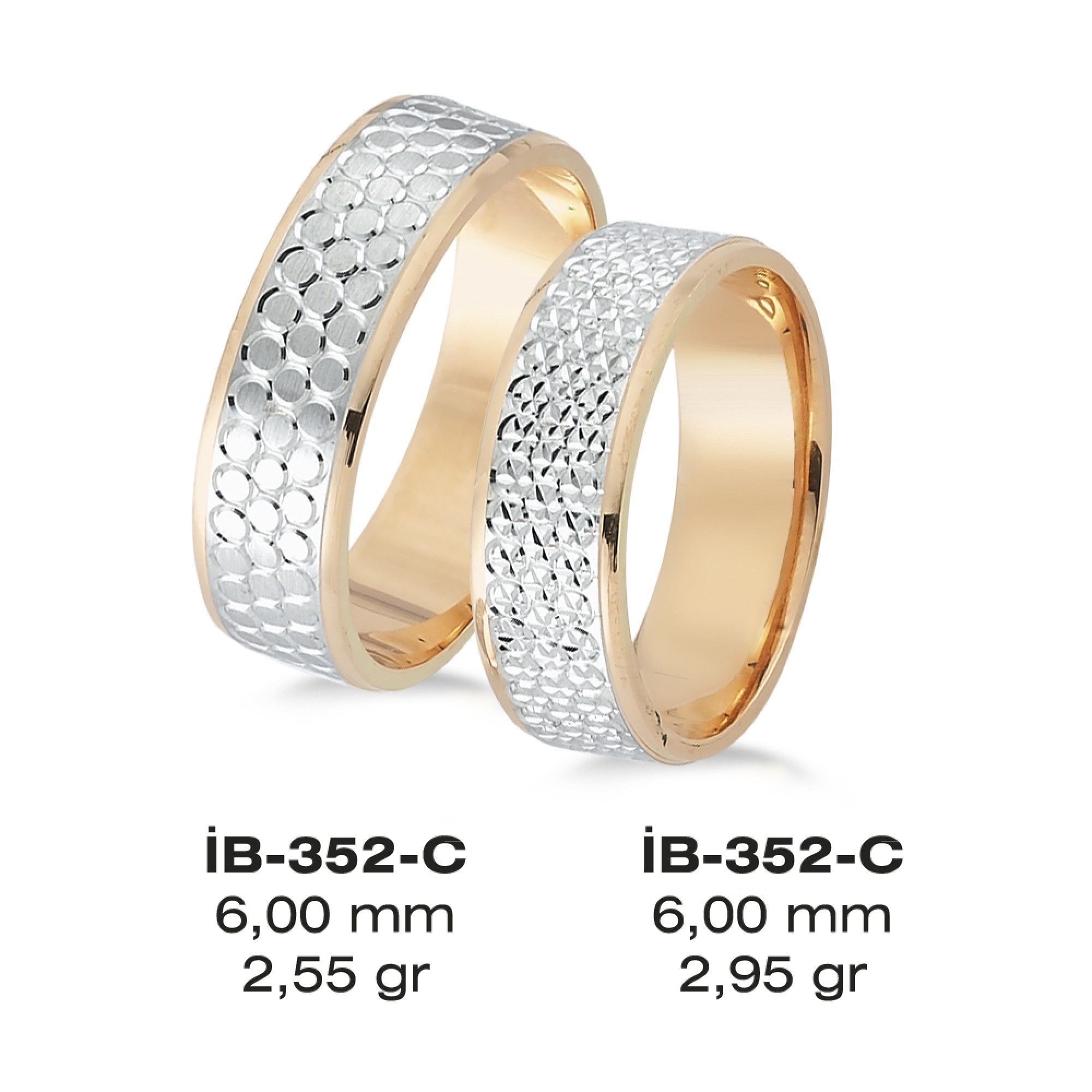 Rose Ehering - 352C