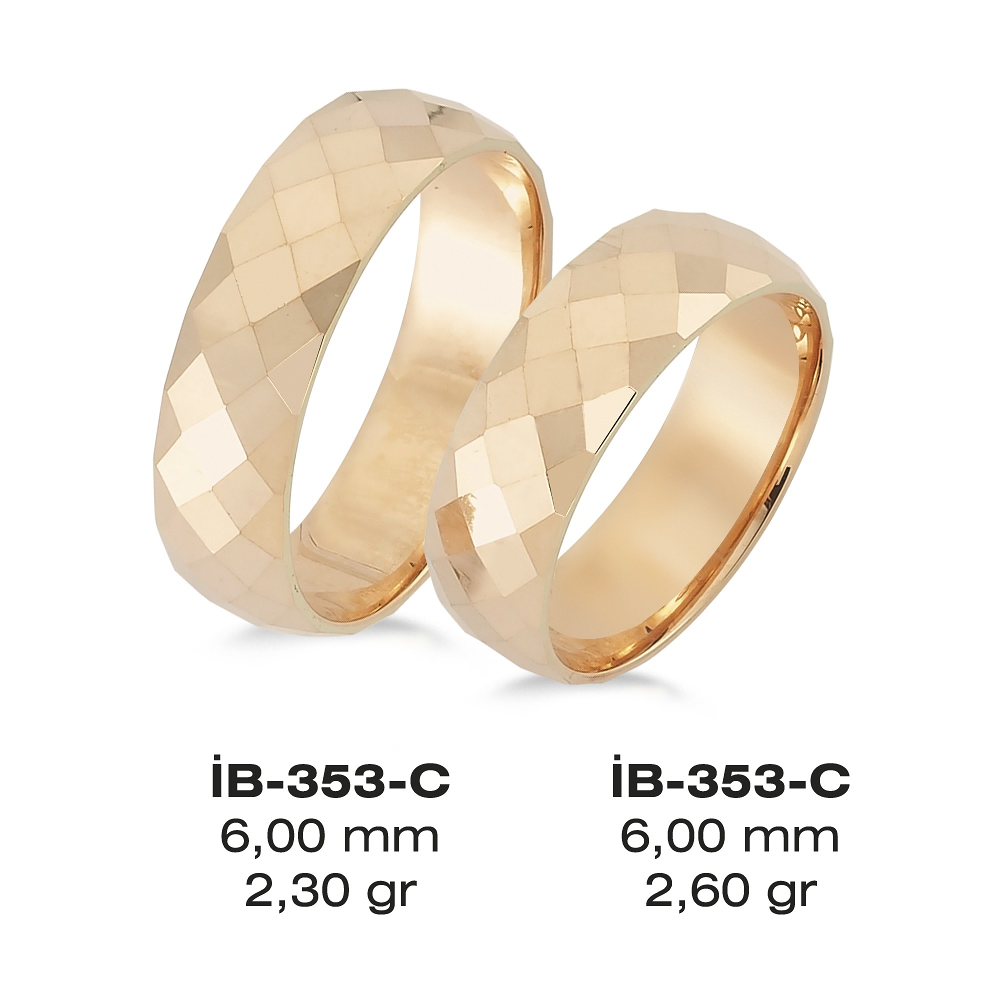 Rose Ehering - 353C