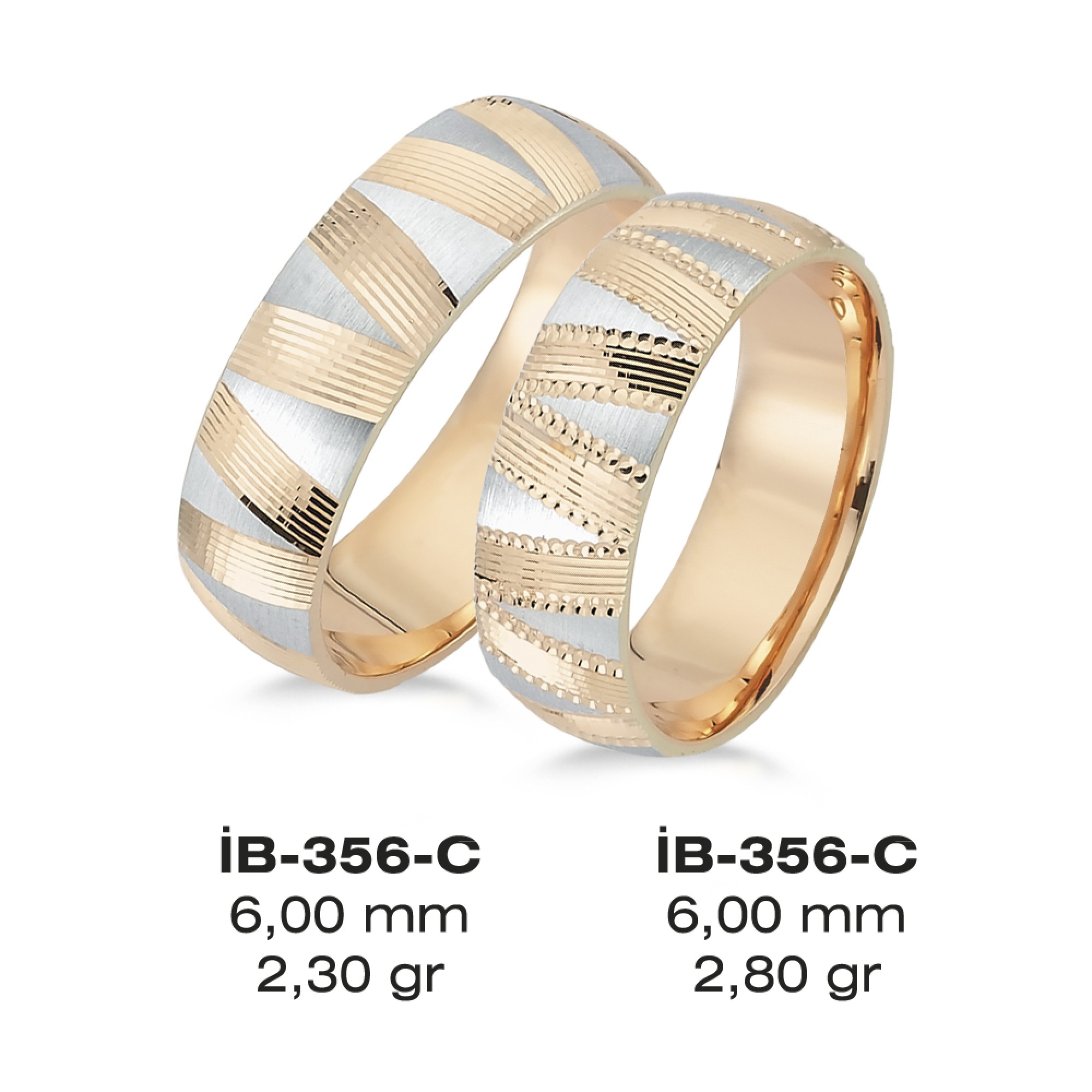 Rose Ehering - 356C