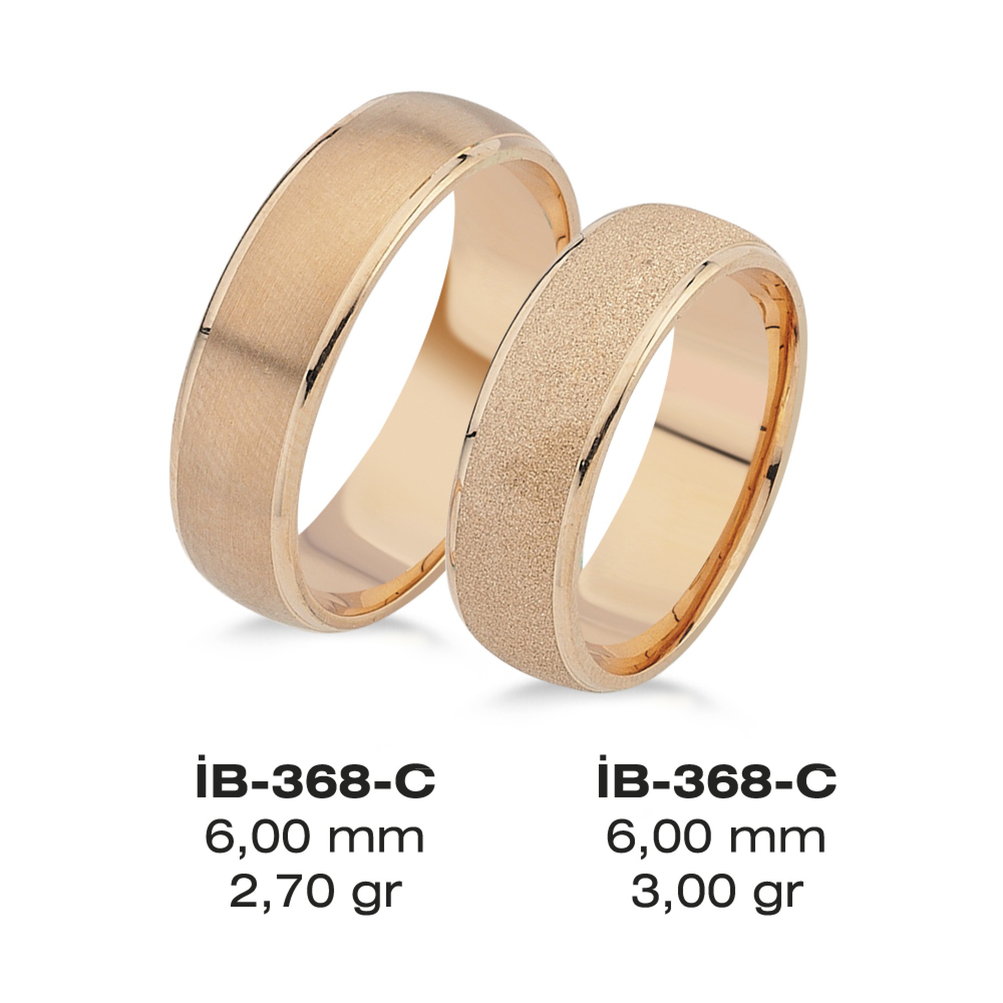 Rose Ehering - 368C