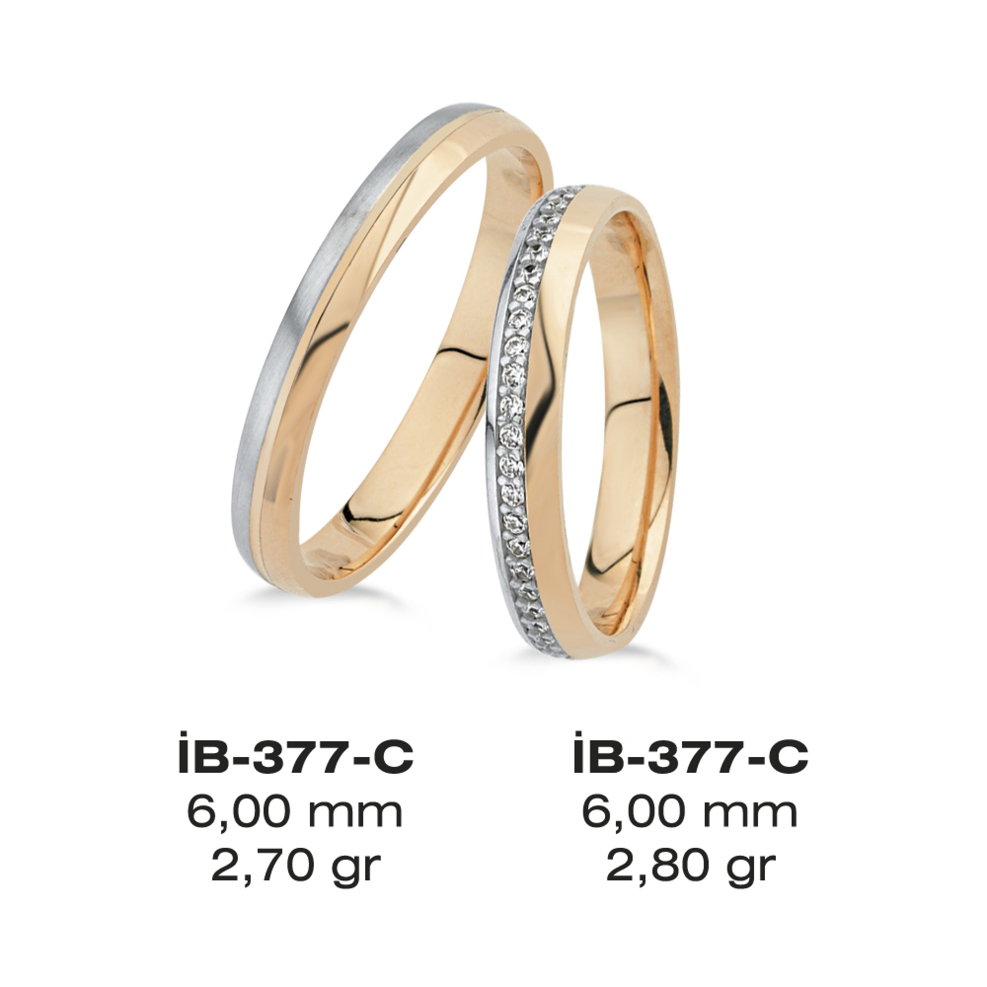 Rose Ehering - 377C