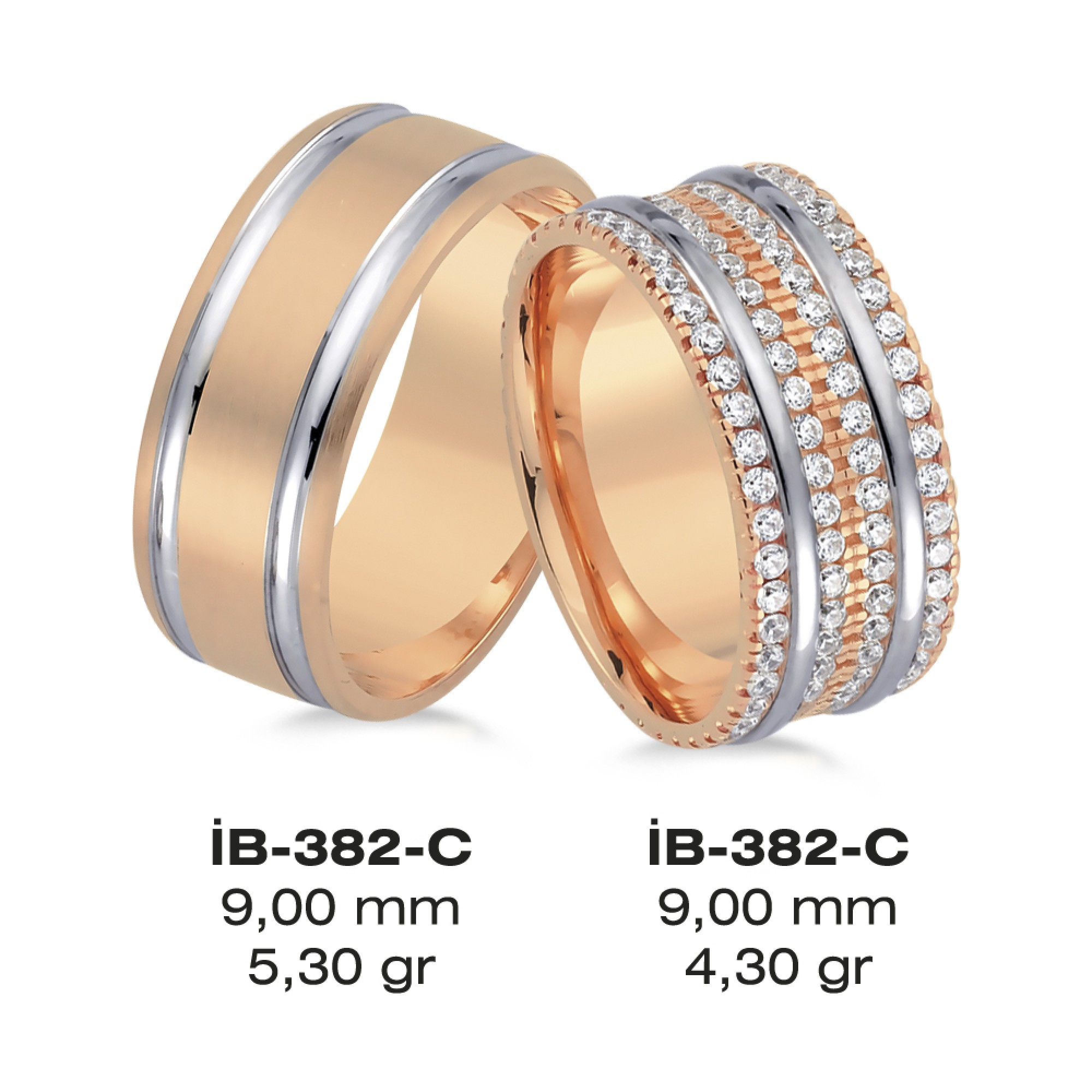 Rose Ehering - 382C
