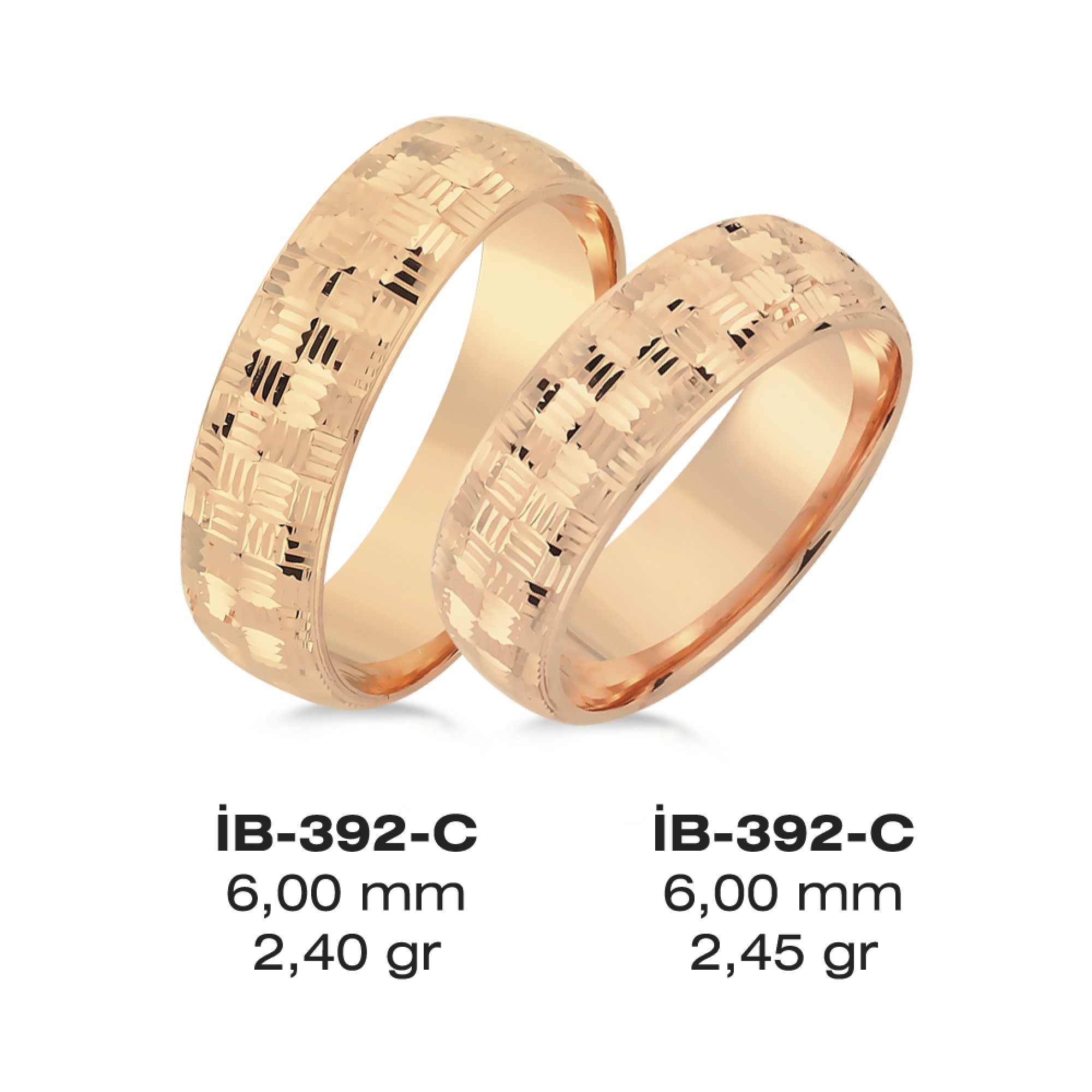 Rose Ehering - 392C