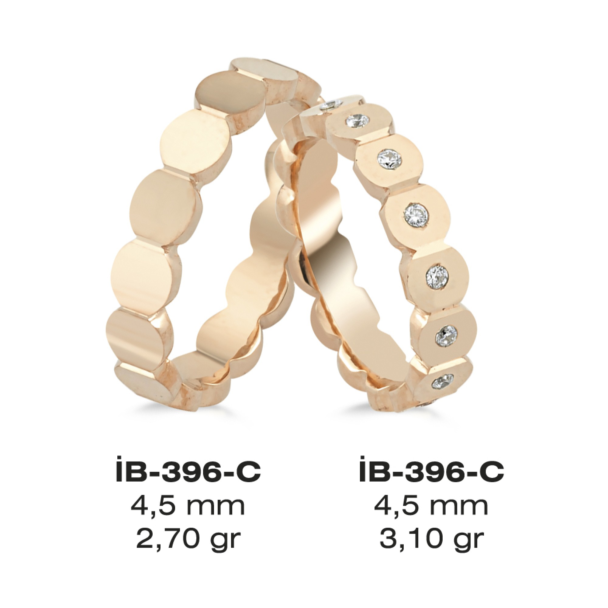 Rose Ehering - 396C