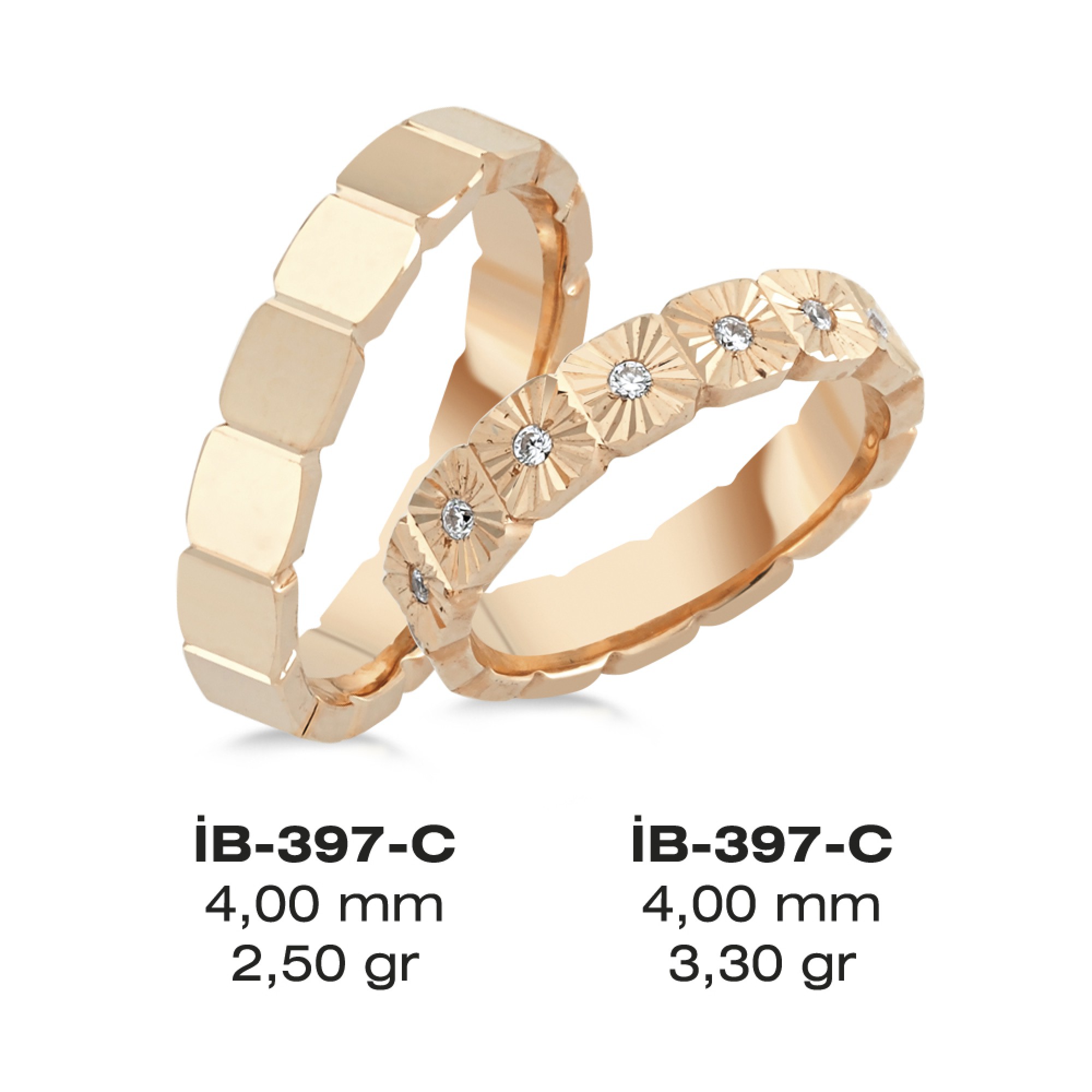 Rose Ehering - 397C