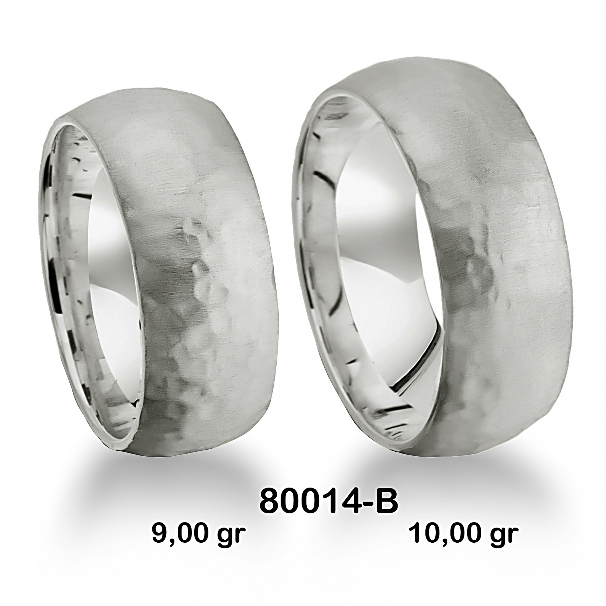 Klassischer Ehering - 80014-B