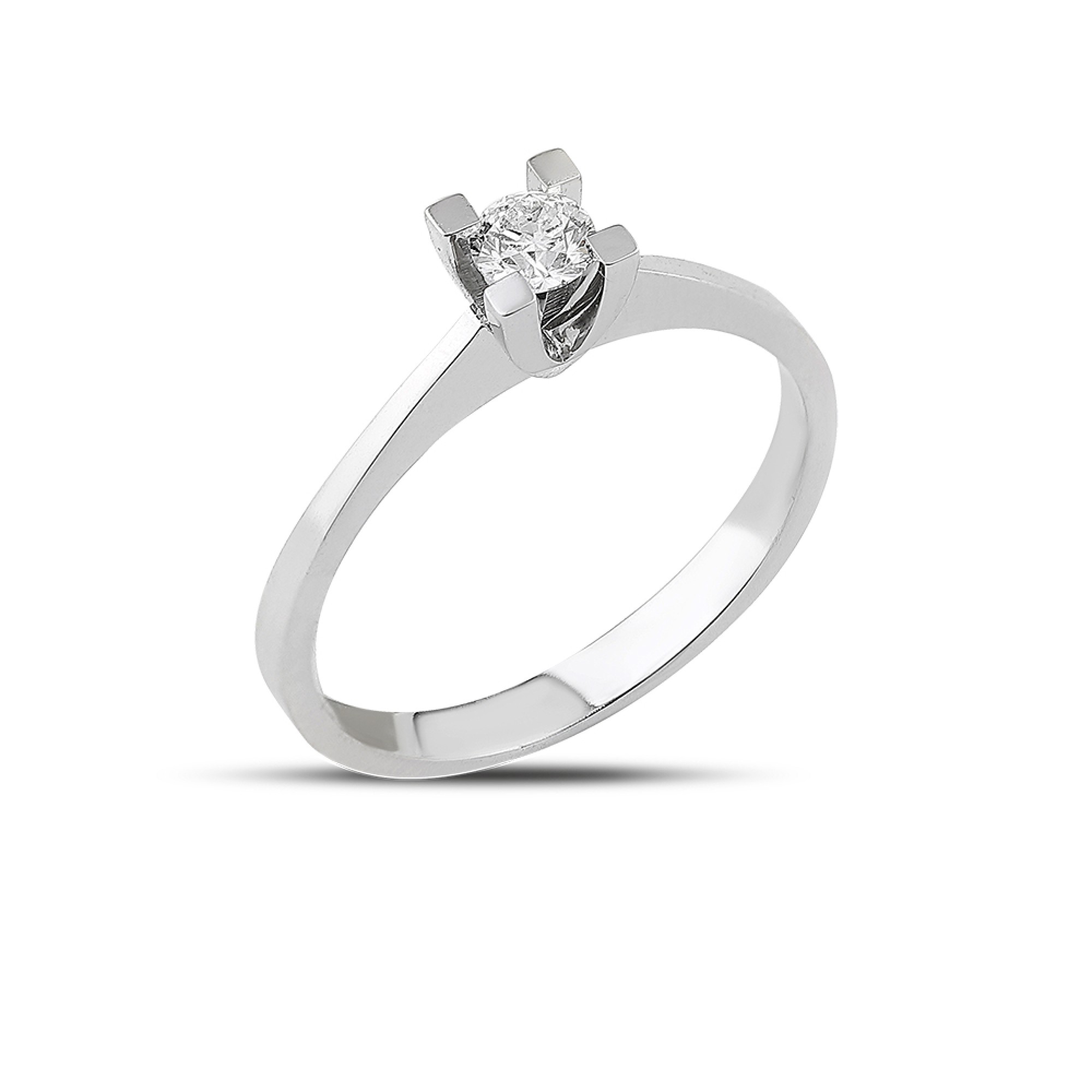 0.19 ct. Diamant Solitärring