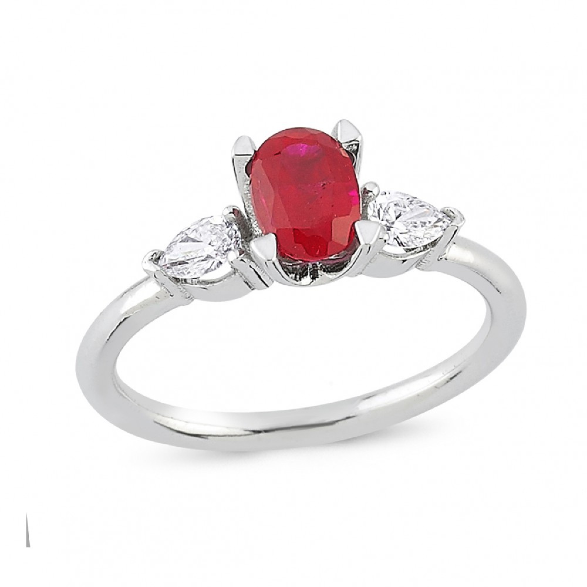 1.60 ct. Rubin Farbige Steinringe