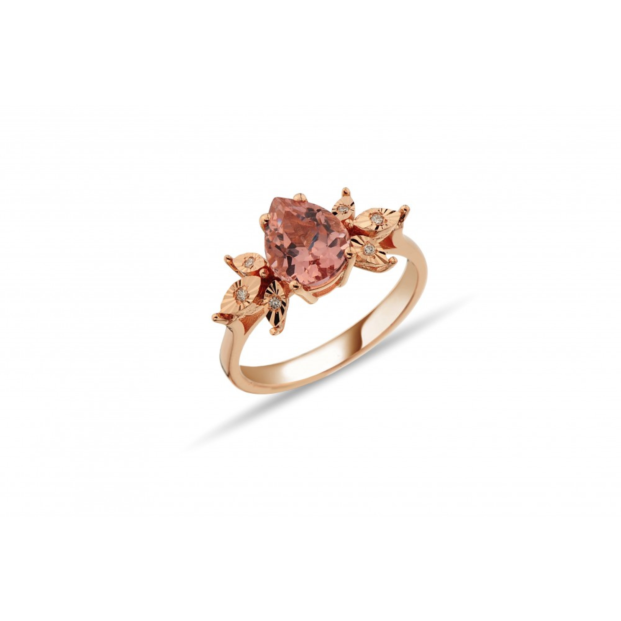 2.29 ct. Morganit Farbige Steinringe