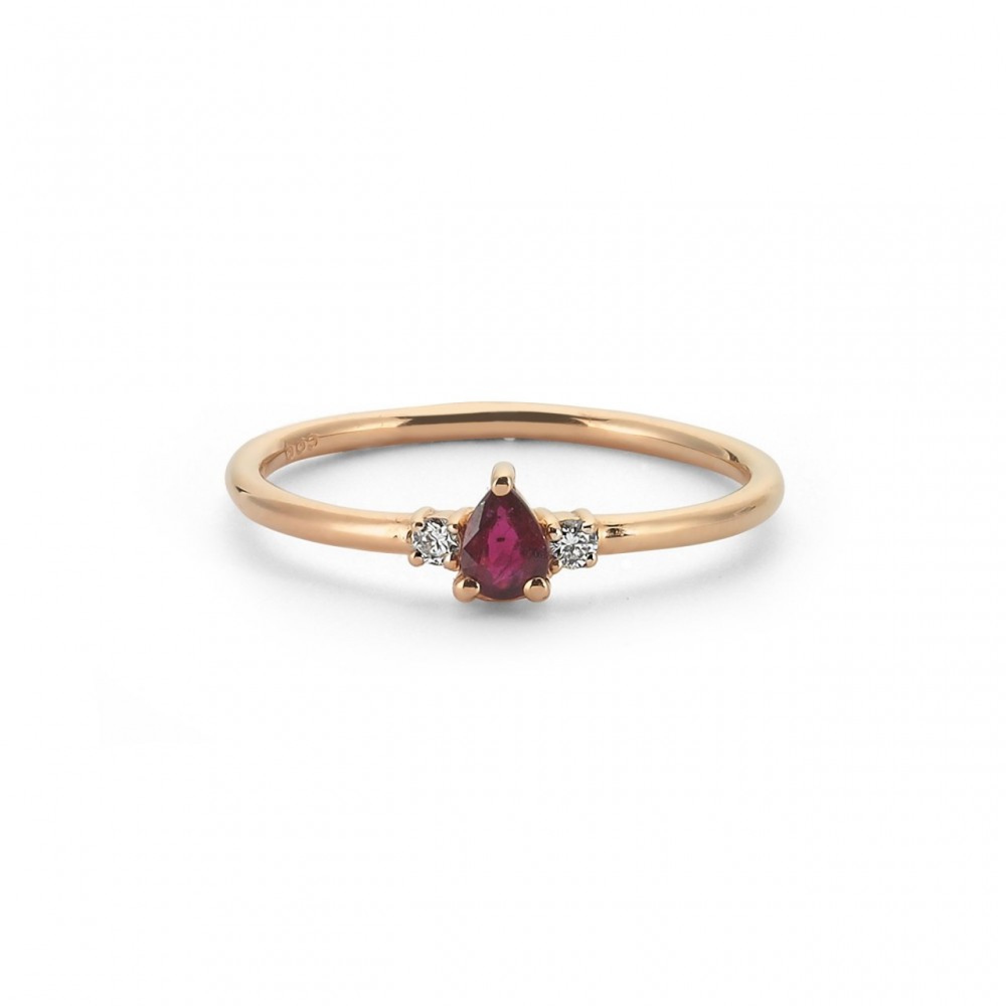 0.24 ct. Rubinring
