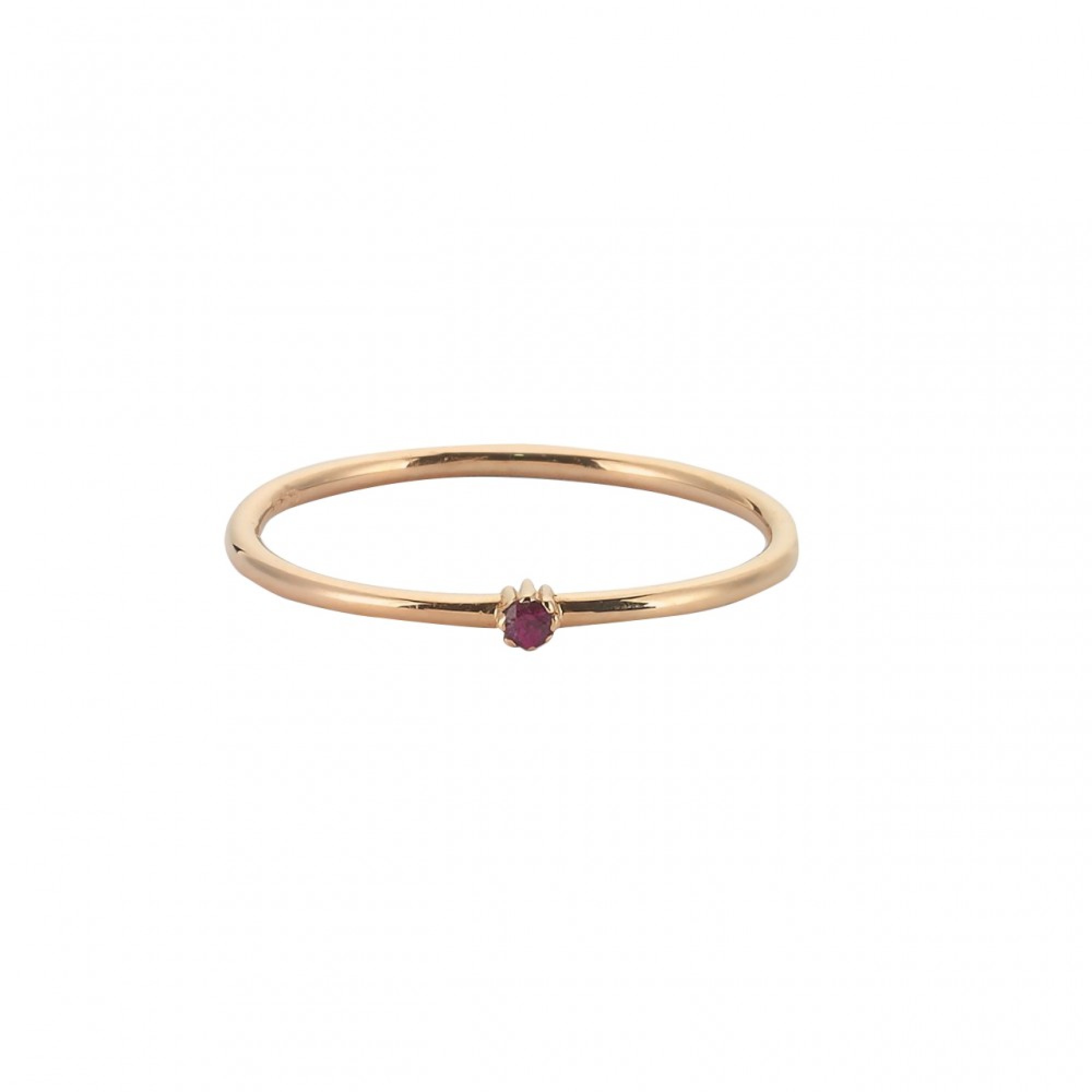 0.03 ct. Rubinring